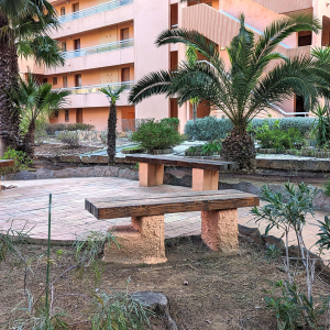Coin détente dans le jardin